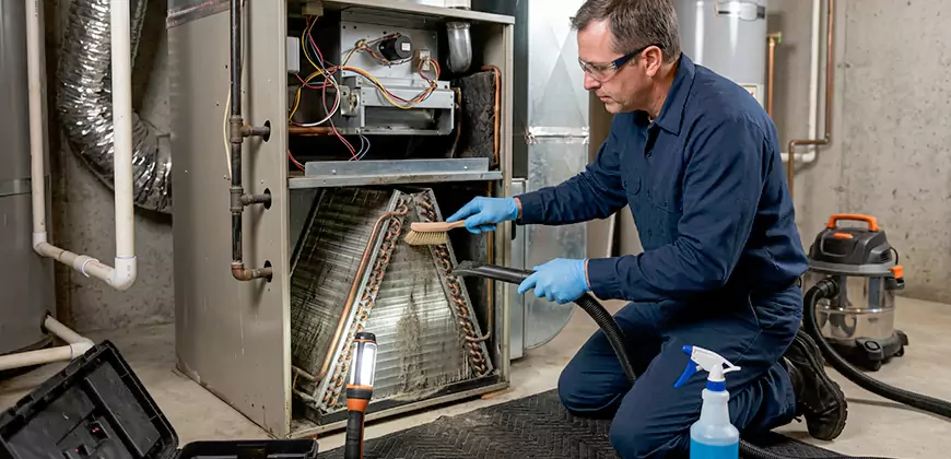 Furnace Coil Cleaning in Bridgeport