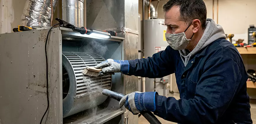 HVAC Blower Compartment Cleaning in Bridgeport