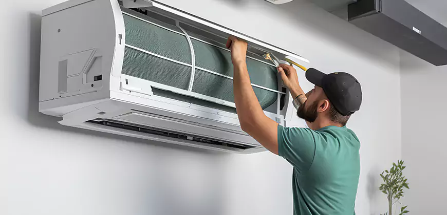 Bathroom and Small Space Ductless Installation in Bridgeport