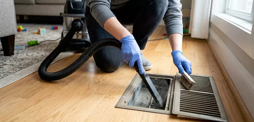 Heating Floor Vent Cleaning in Bridgeport