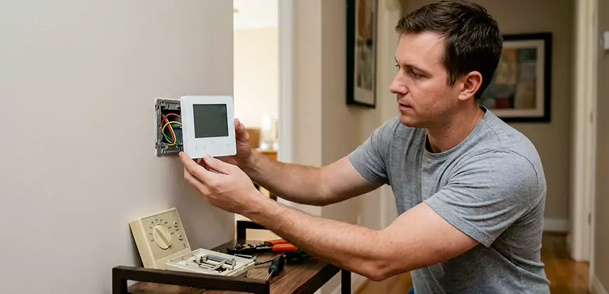 AC Control Panel Replacement in Bridgeport